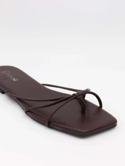 Rowena sandal - Mørkebrun