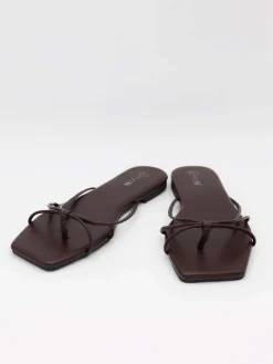 Rowena sandal - Mørkebrun