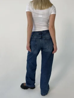 Sage baggy jeans - Mørkeblå denim