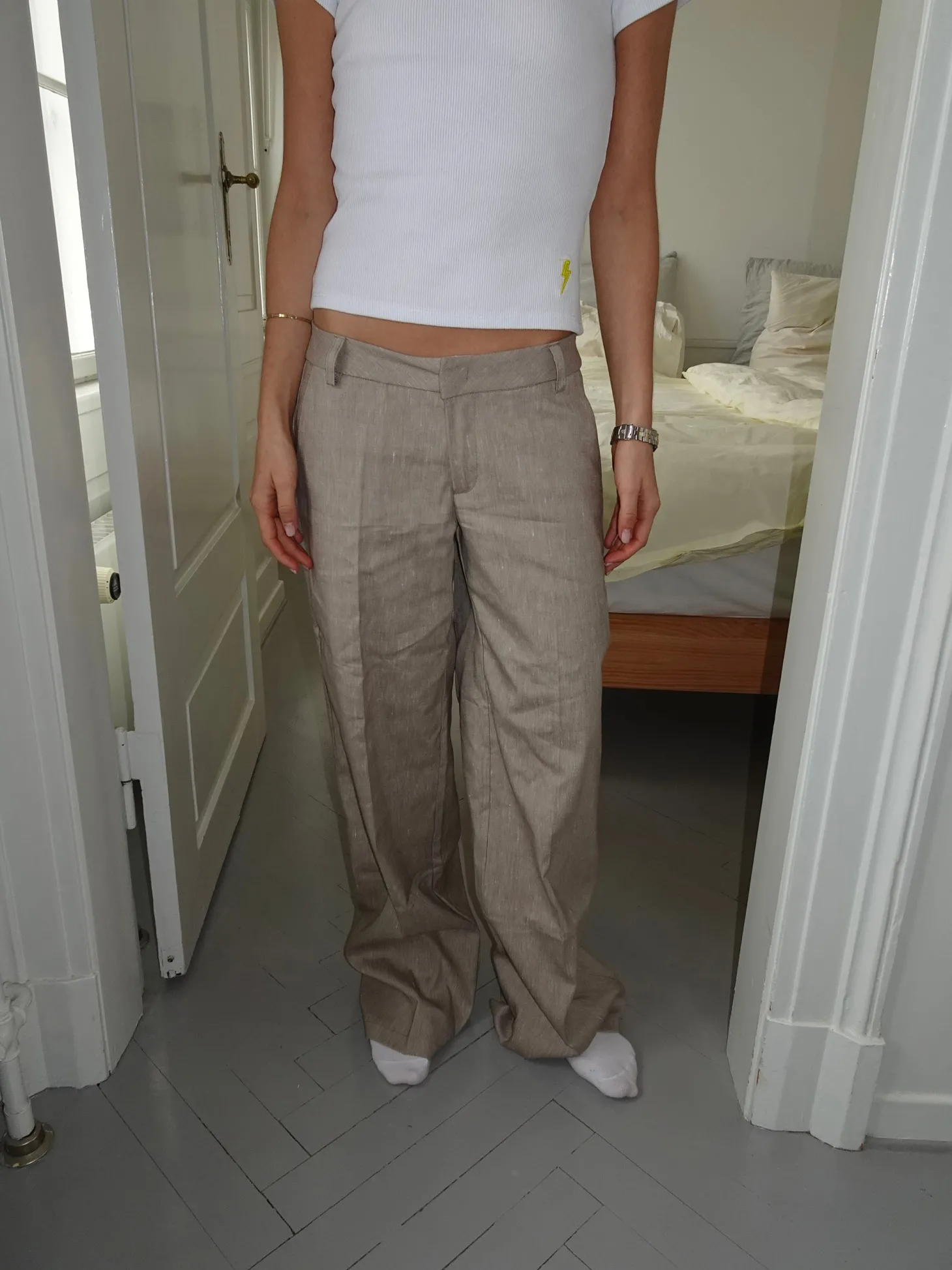Salva suitbukser - Taupe