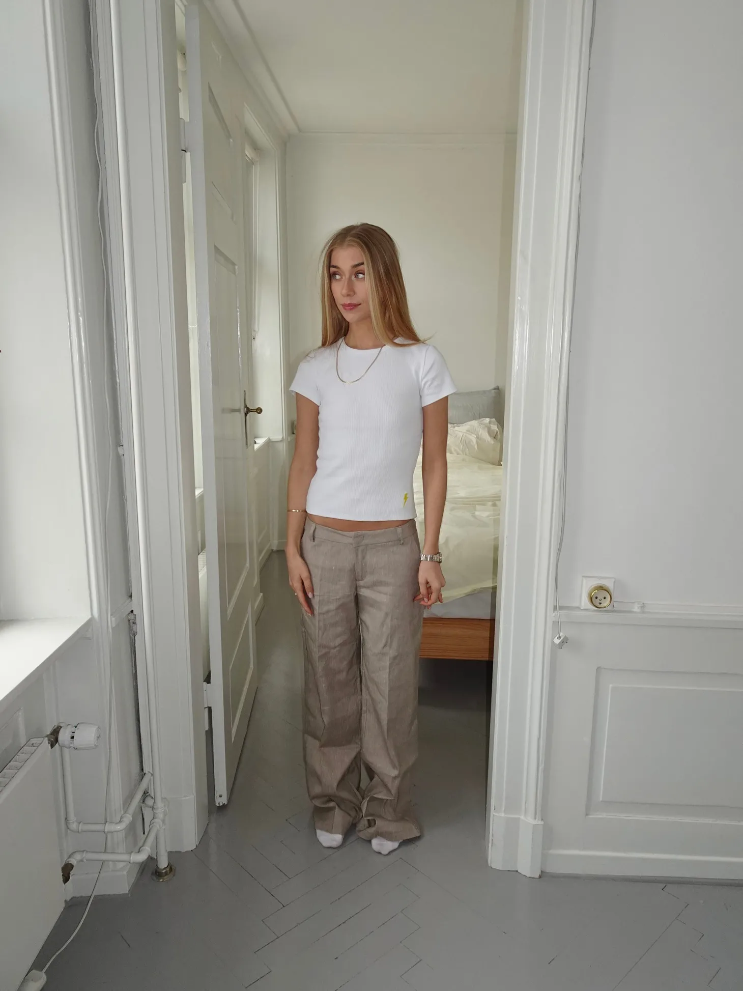 Salva suitbukser - Taupe