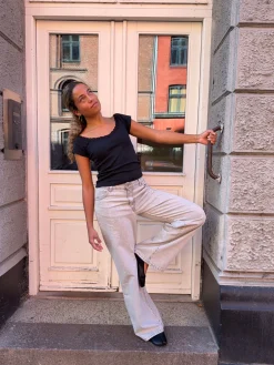 Samara jeans - Lys grå