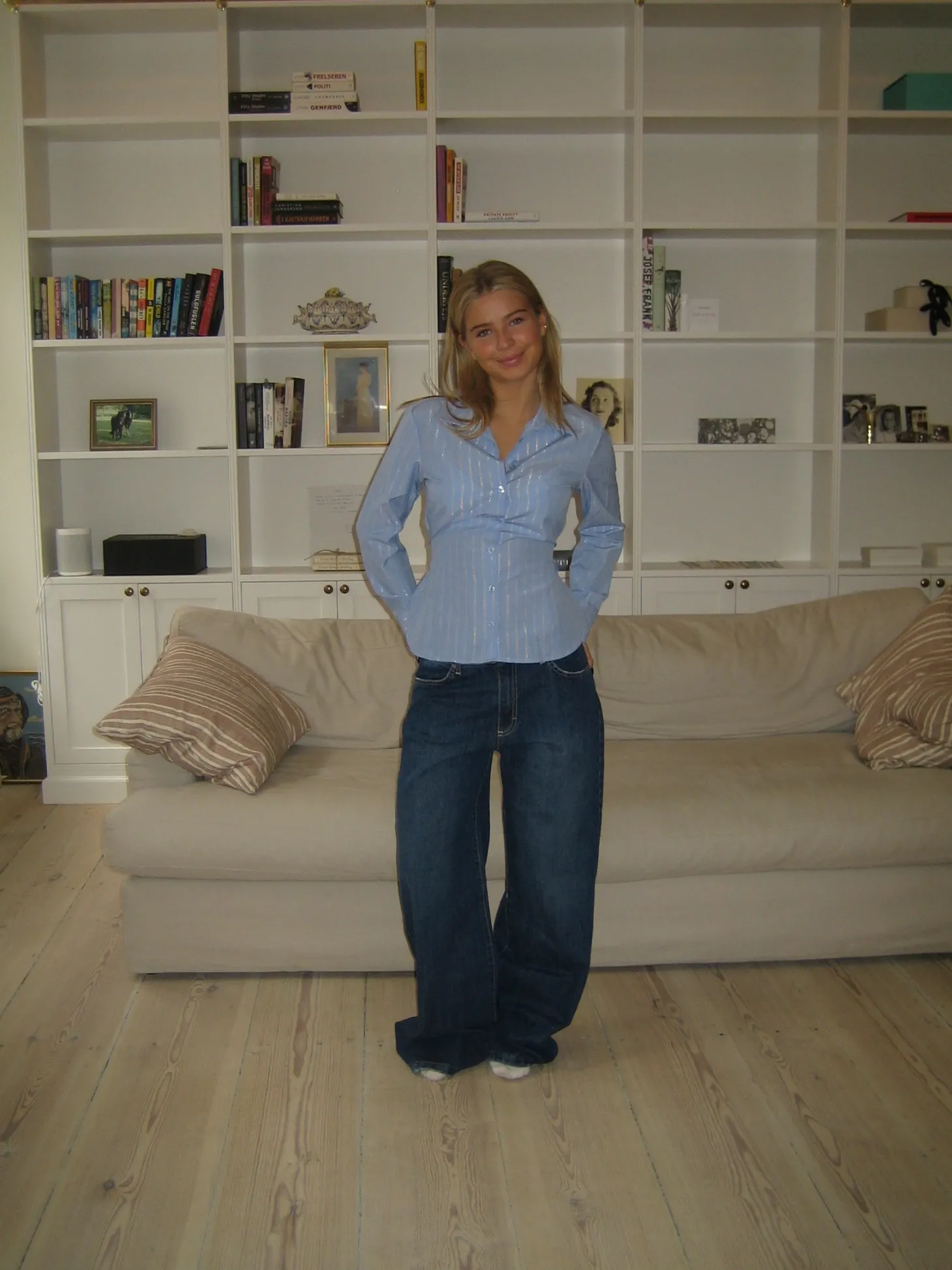 Samara jeans - Mørkeblå denim