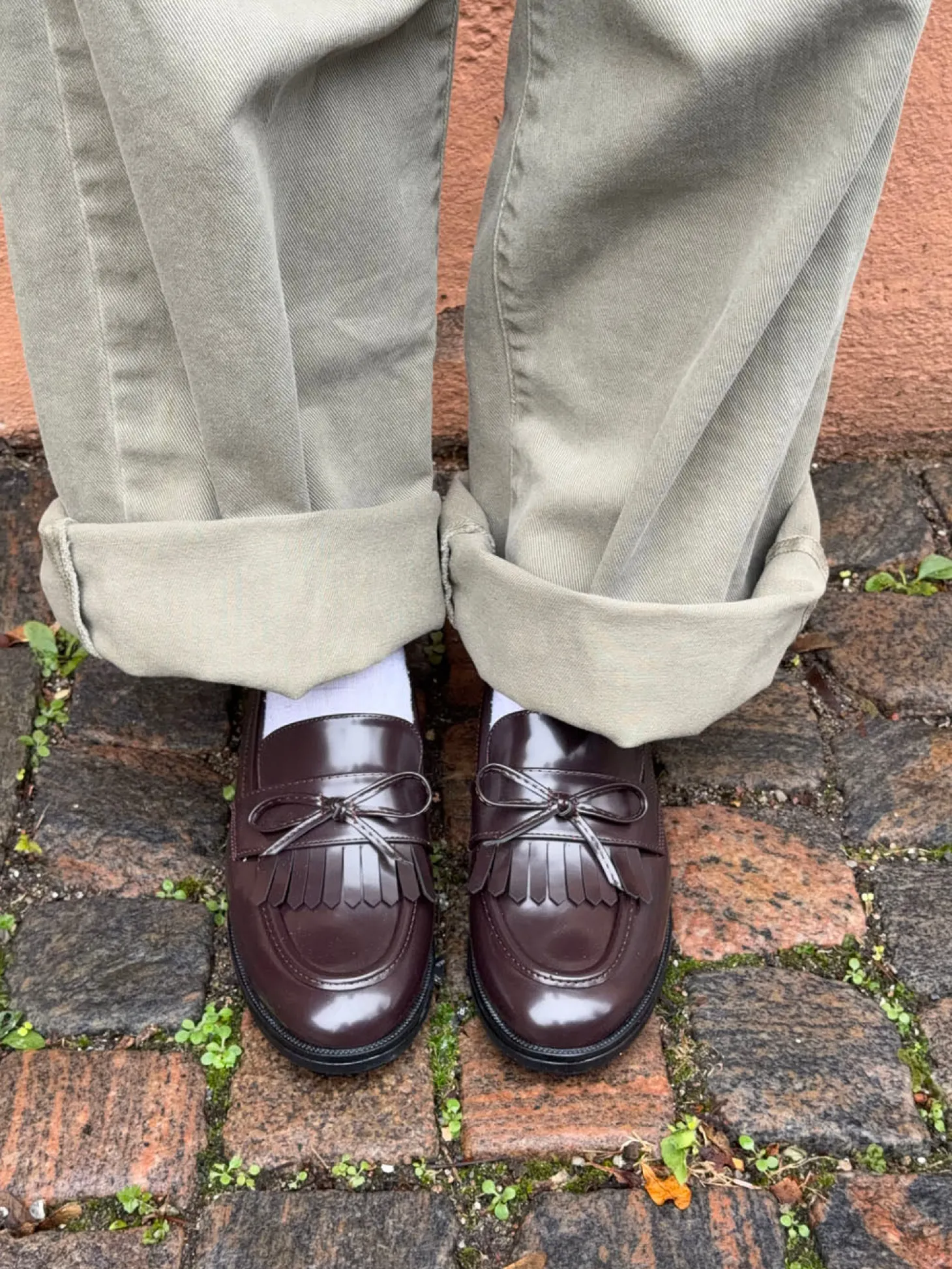 Samia loafers med detaljer - Brun