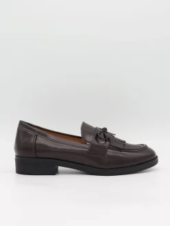 Samia loafers med detaljer - Brun