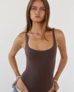Sculpt bodystocking - Brun