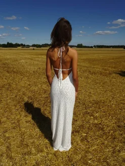 Sesia maxi blondekjole - Hvid
