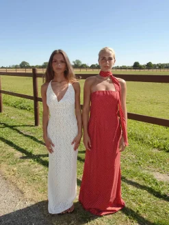 Sesia maxi blondekjole - Hvid