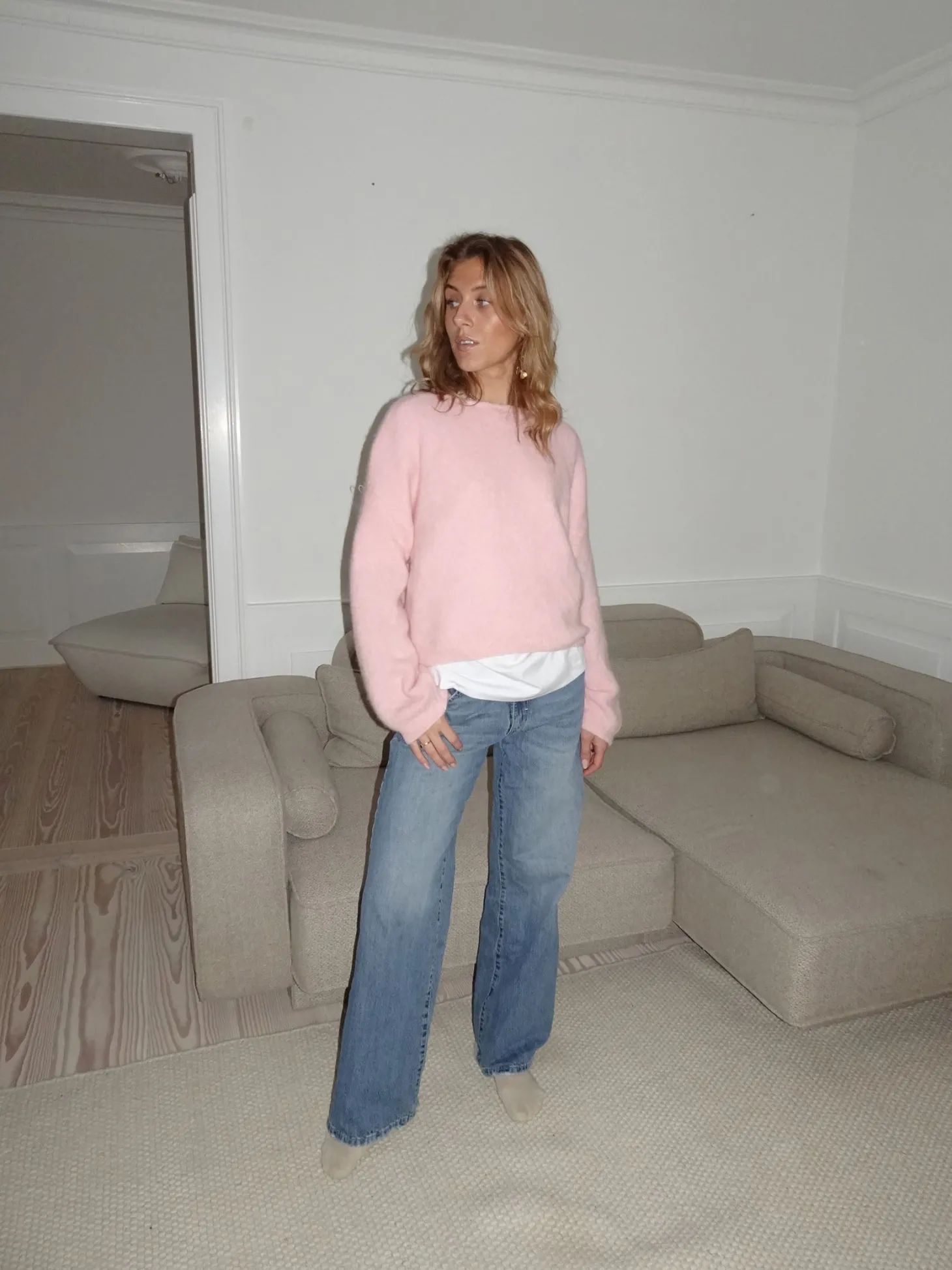 Sierra striktrøje - Pink
