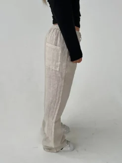 Signe hørbukser - beige