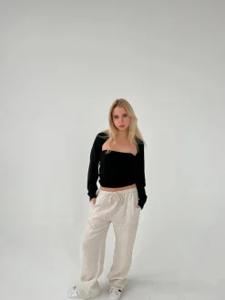 Signe hørbukser - beige