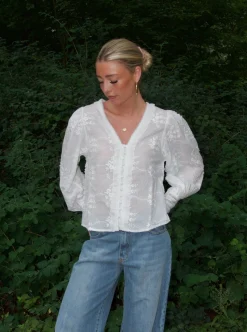 Silvia bluse - Hvid
