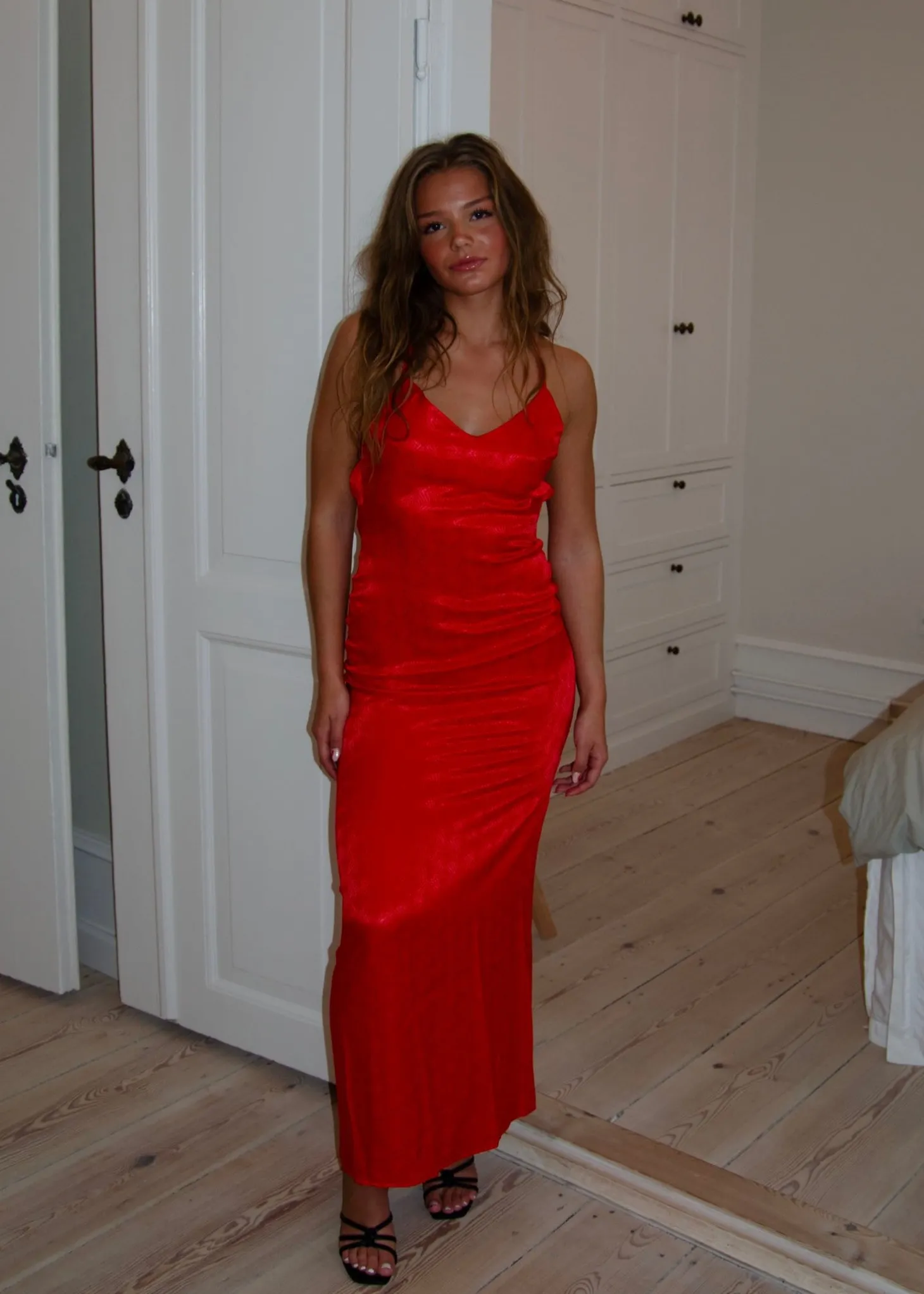 Sirena maxikjole - Rød