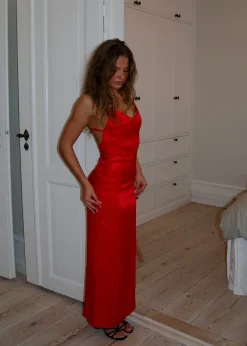 Sirena maxikjole - Rød