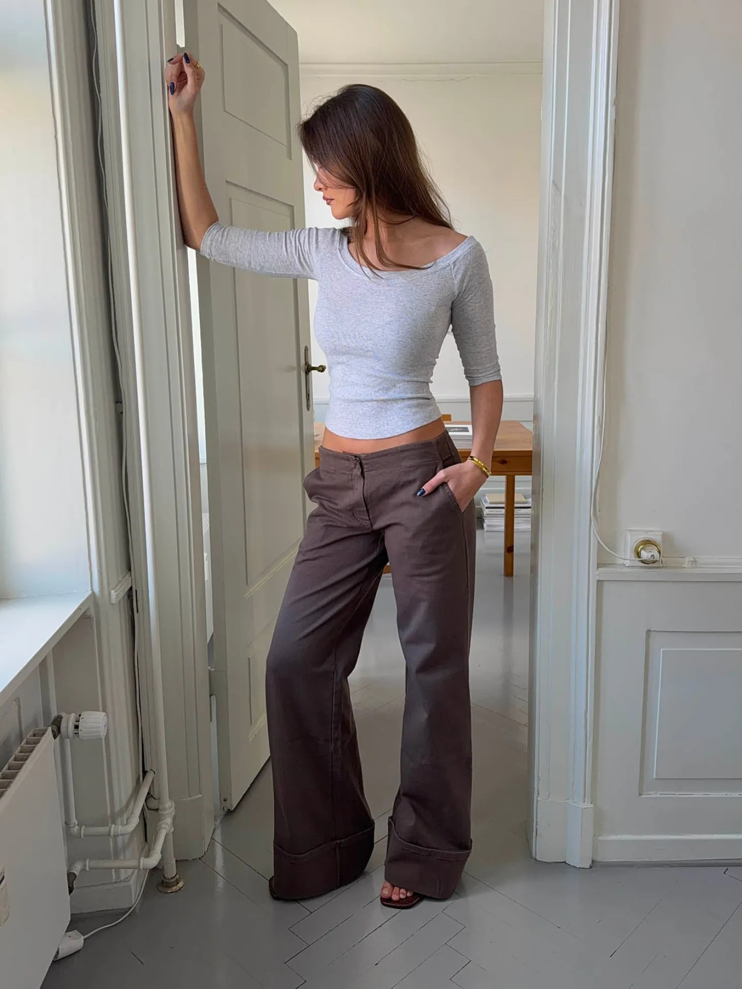 Siv jeans - Brun