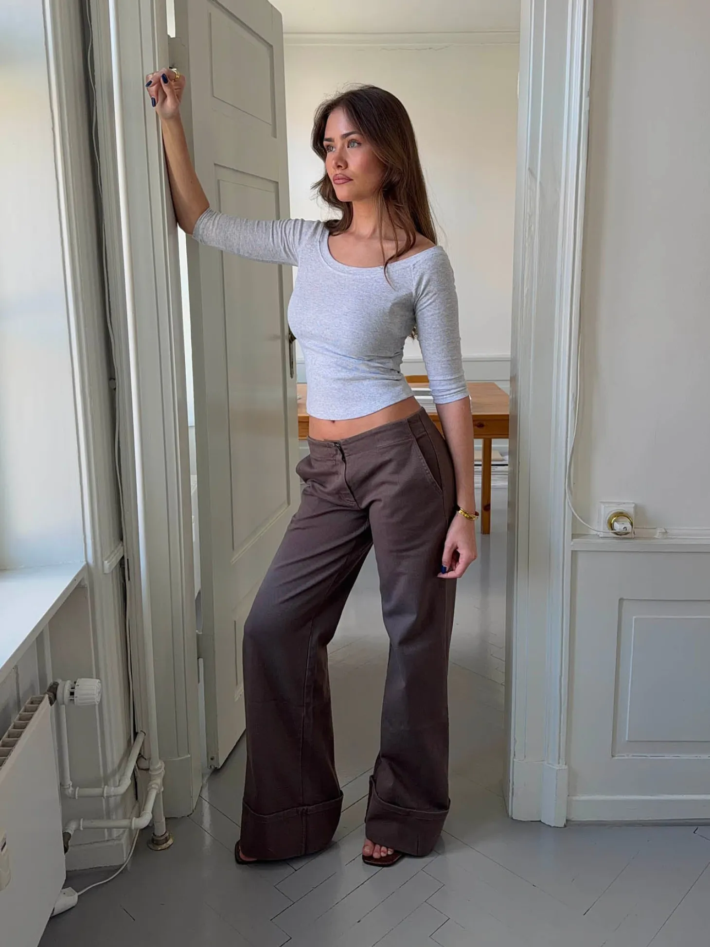 Siv jeans - Brun