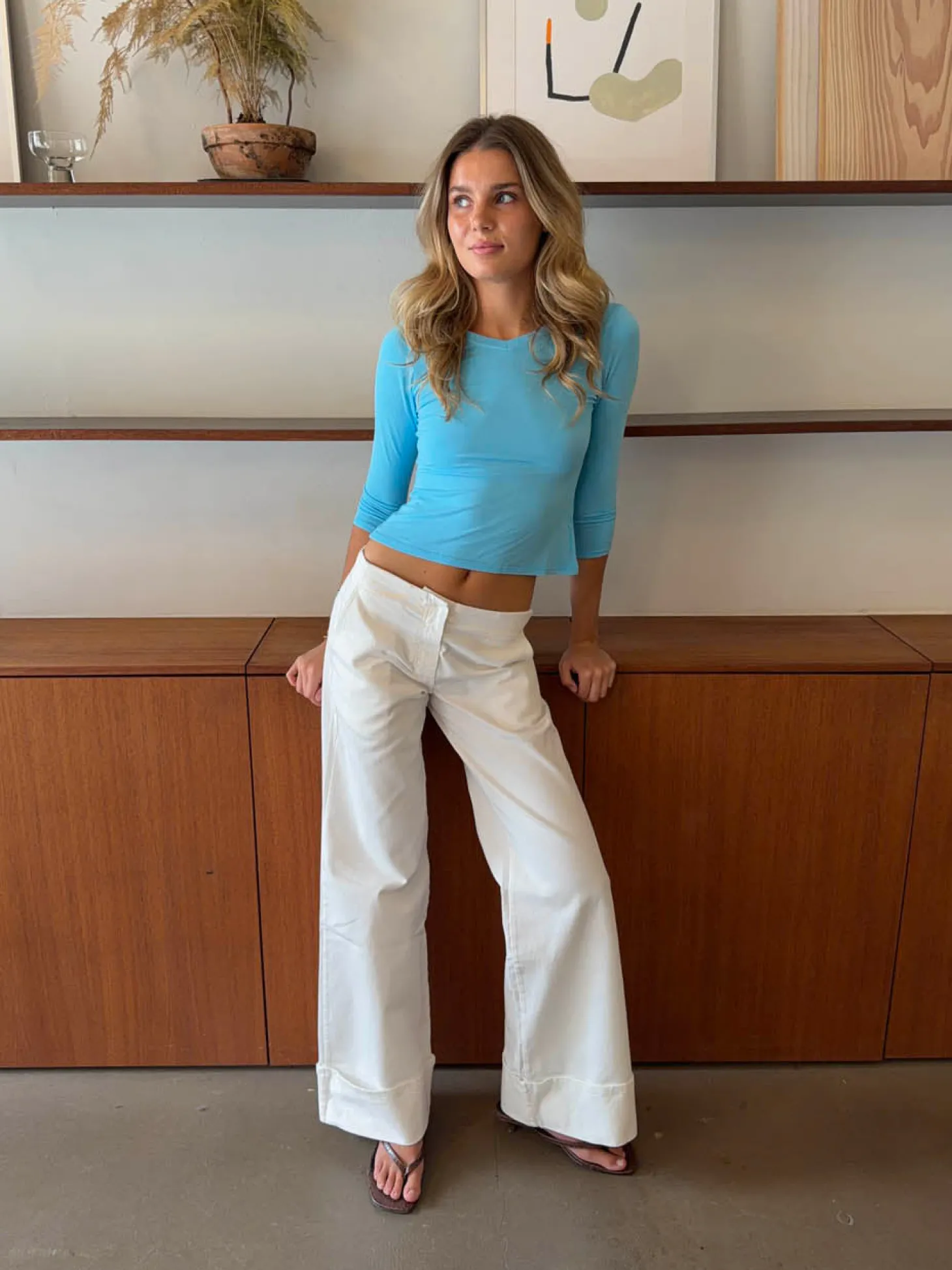 Siv jeans - Hvid