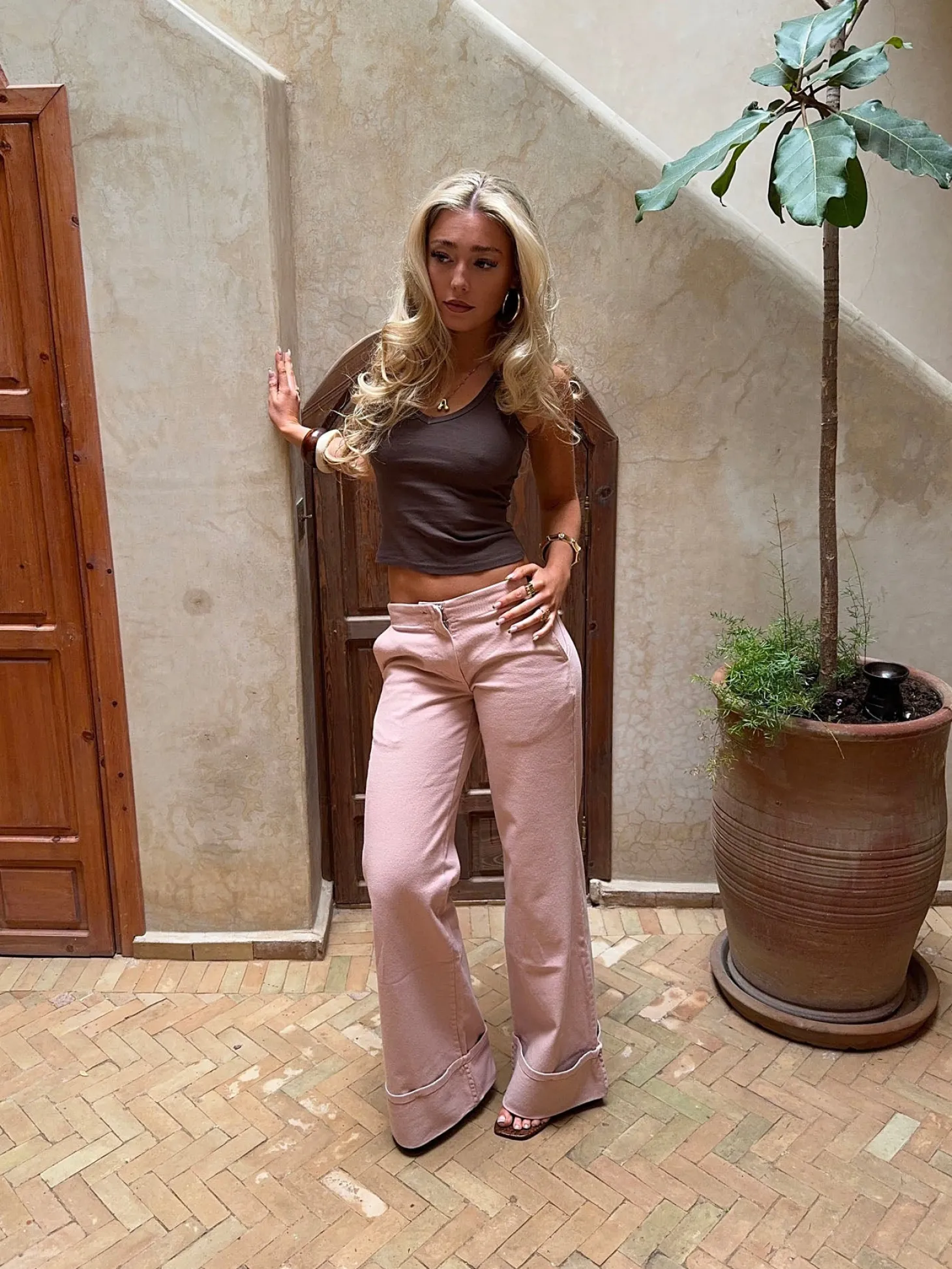 Siv jeans - Lyserød
