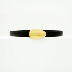 Sleek bælte - Sort/guld