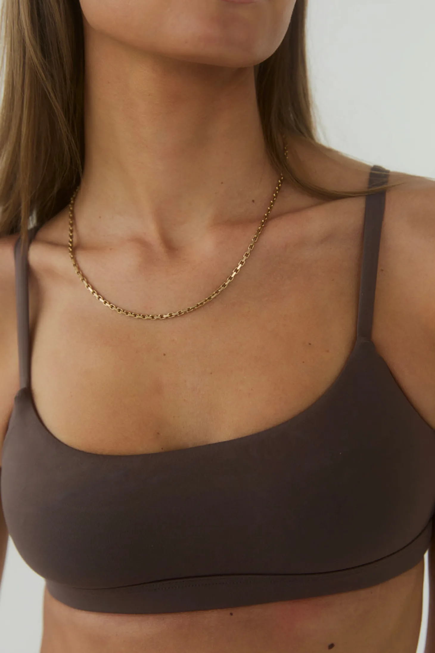 Smooth bralette - Brun