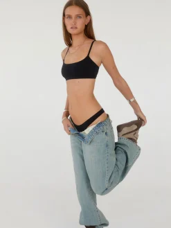 Smooth bralette - Sort