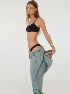 Smooth bralette - Sort