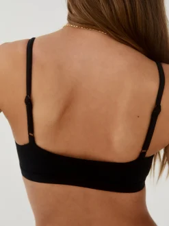 Smooth bralette - Sort