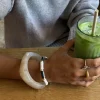 Sola armbånd med striber - Sort/hvid