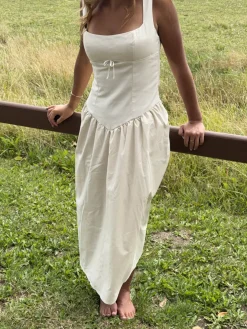 Solia hørkjole - Beige