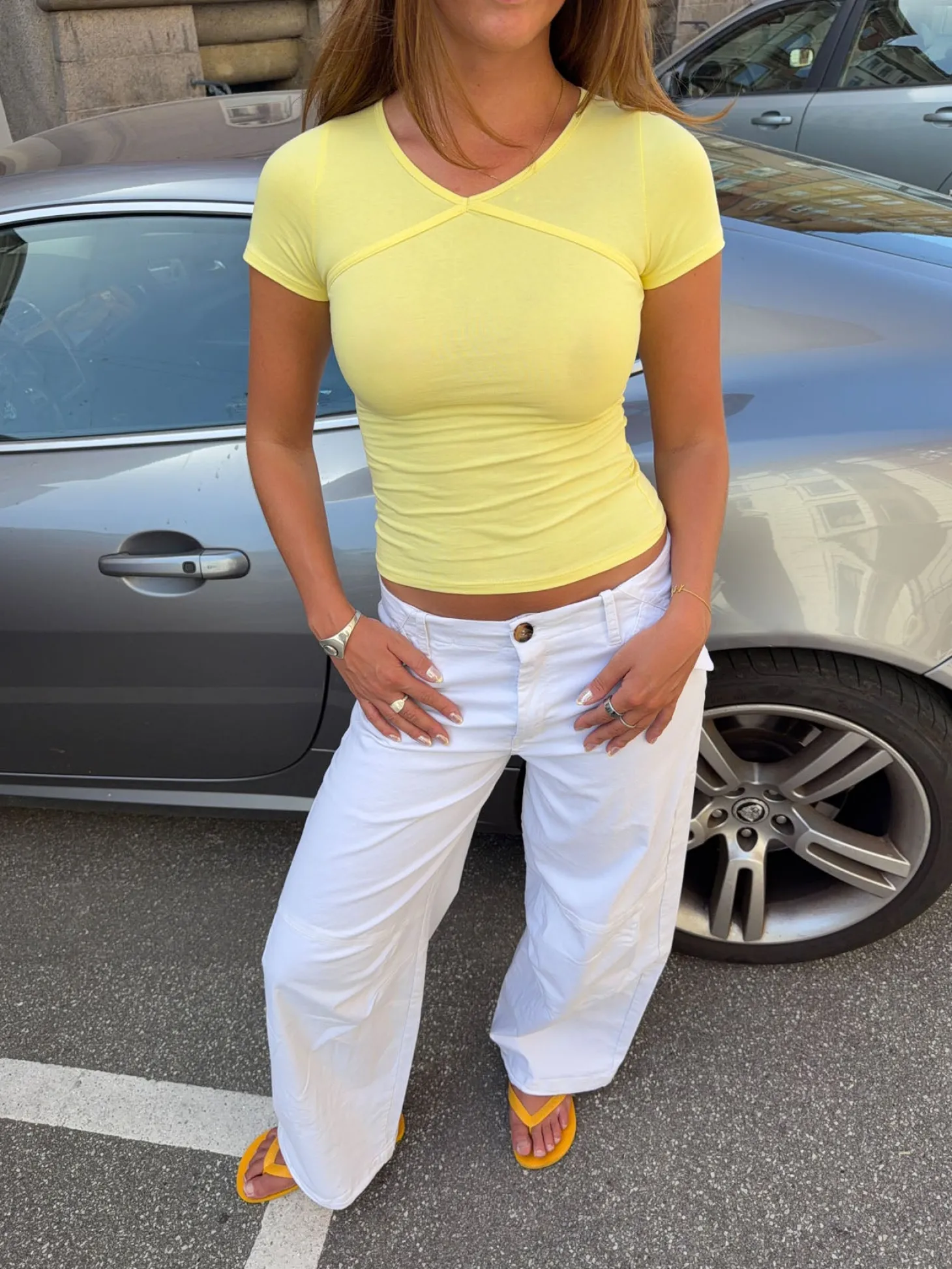 Solva t-shirt - Lysegul