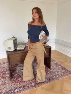 Suna jeans med skørt - Beige