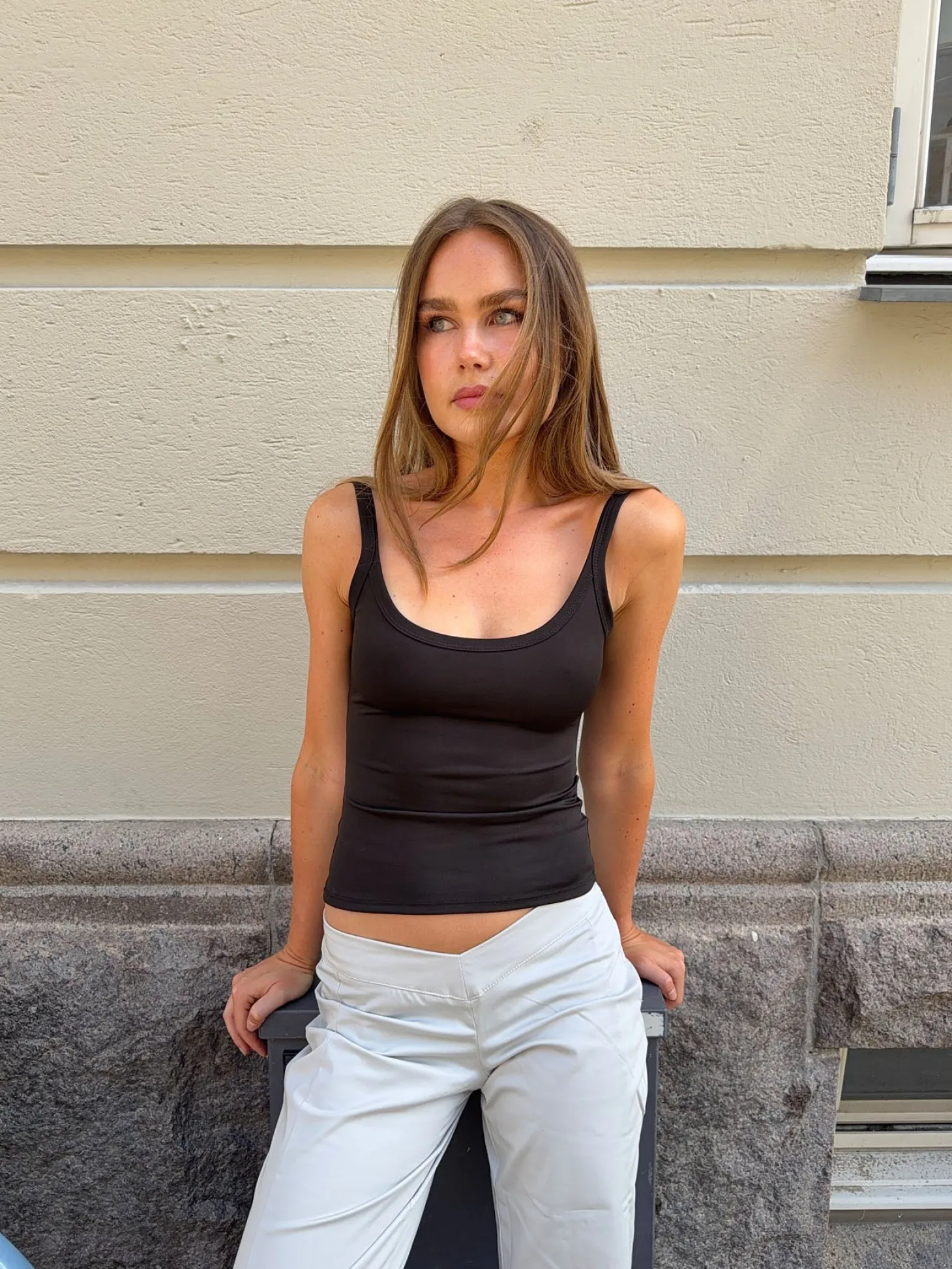 Svea tanktop - Sort
