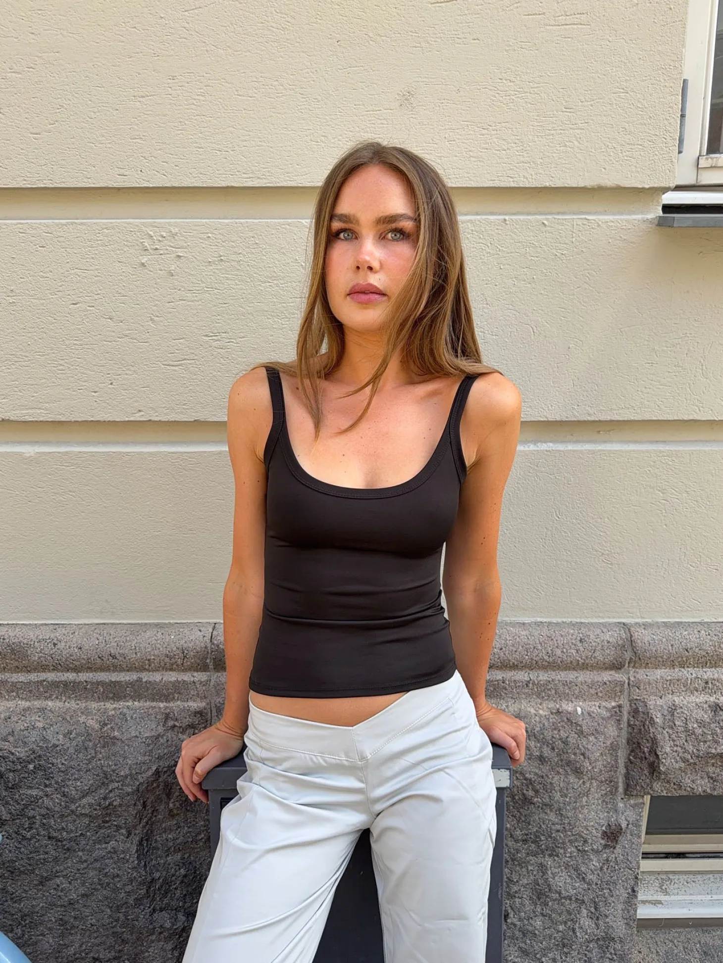 Svea tanktop - Sort