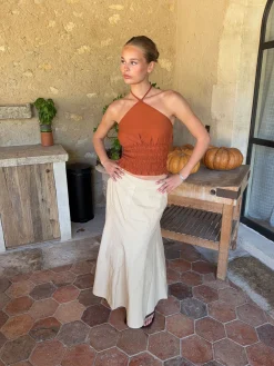 Takini nederdel - Beige