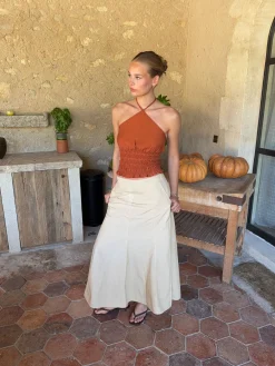 Takini nederdel - Beige