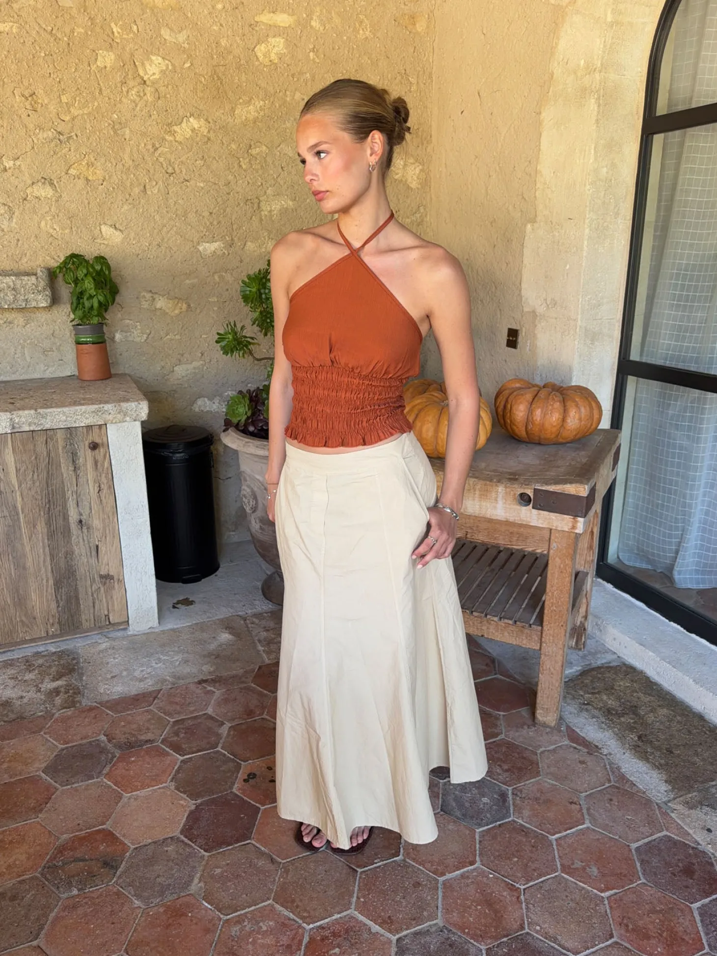 Takini nederdel - Beige