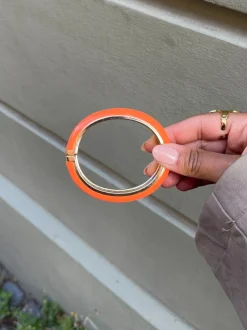 Tamira armbånd - Orange/guld