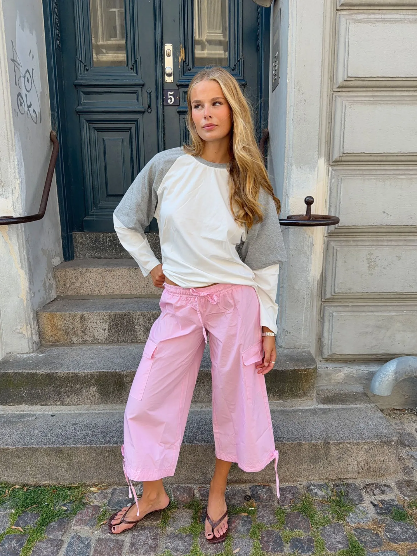 Tammy cargo bermudashorts - Lyserød