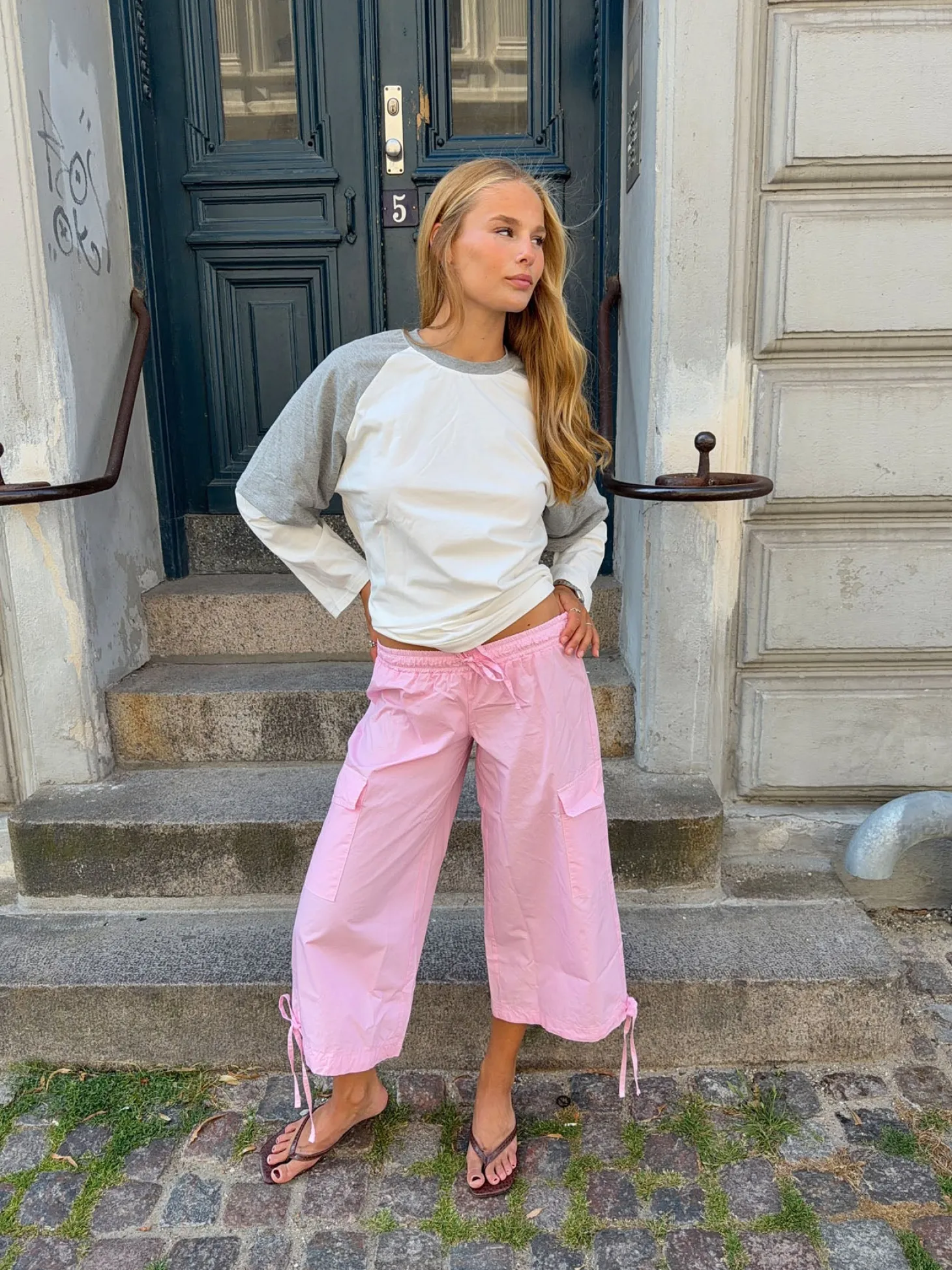 Tammy cargo bermudashorts - Lyserød