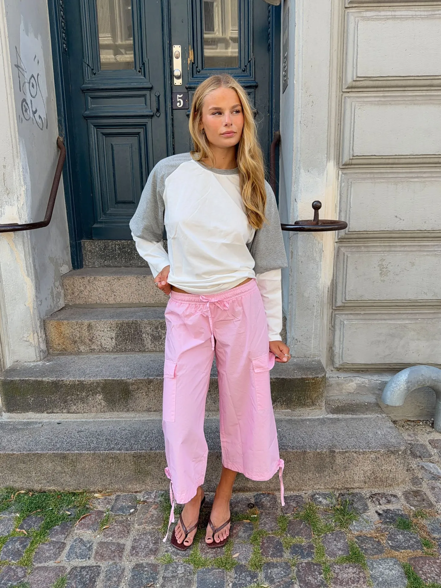 Tammy cargo bermudashorts - Lyserød