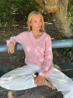 Tela strik - Lyserød