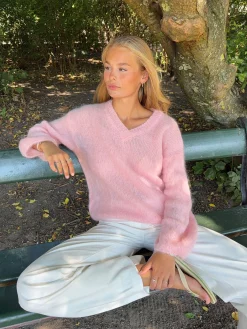 Tela strik - Lyserød