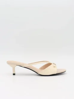 Teleo minihæle med spændedetalje - Beige