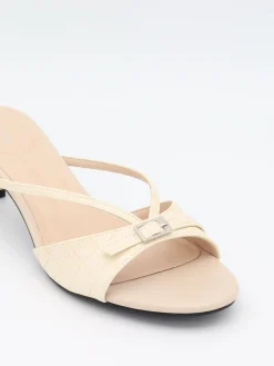 Teleo minihæle med spændedetalje - Beige