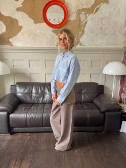 Thealine bukser med nederdel - Taupe