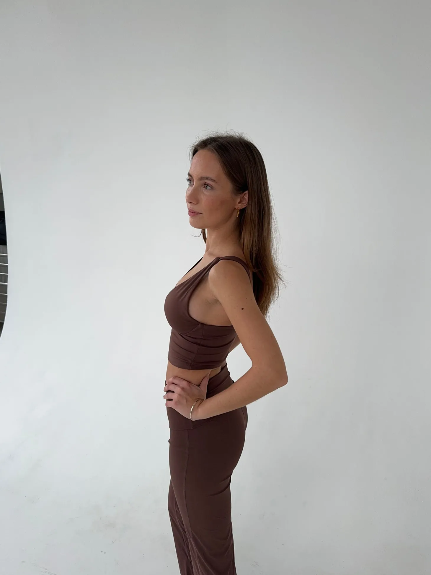 Ultimate v-neck top - Espresso
