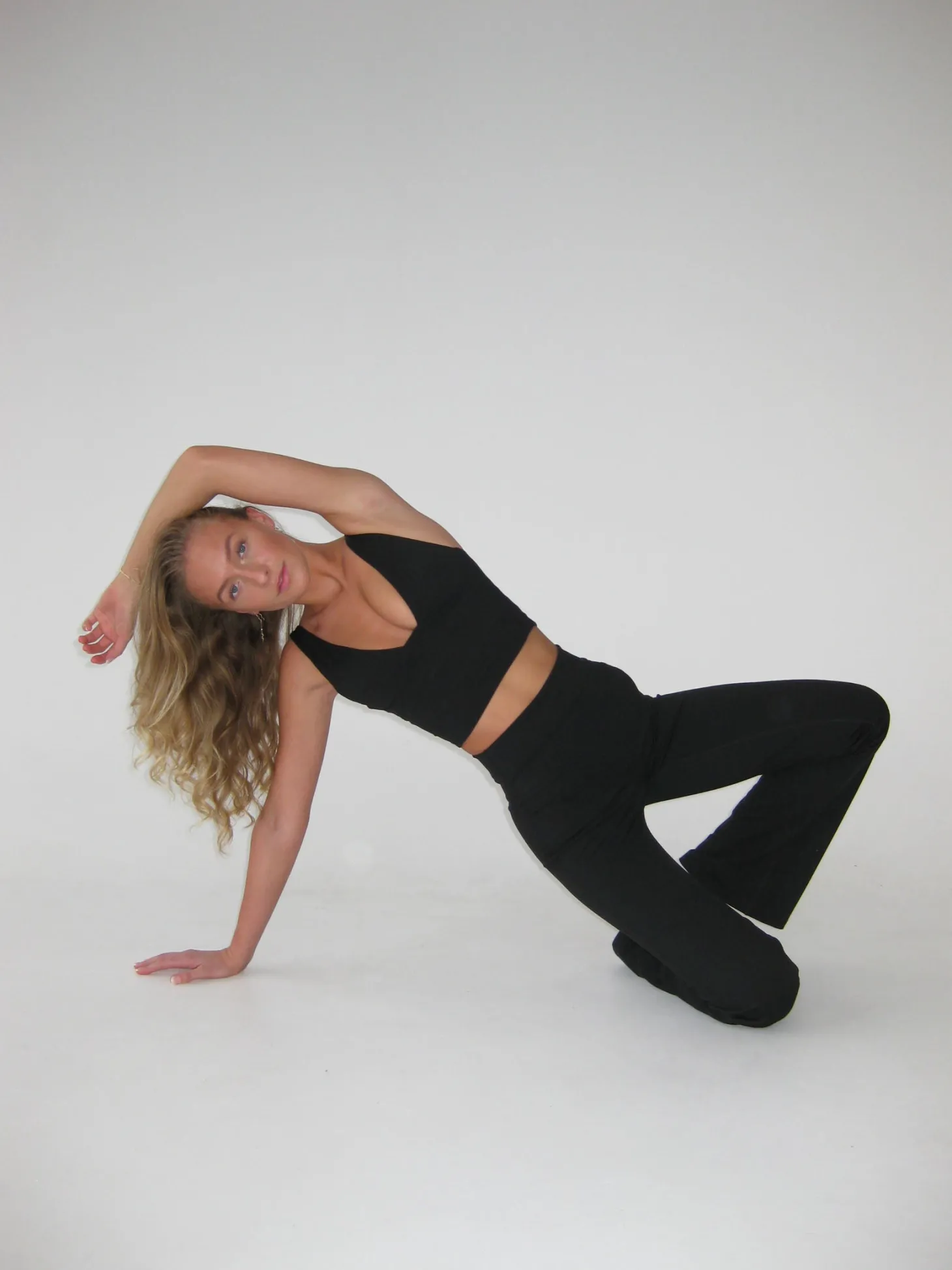 Ultimate v-neck top - Jet Black