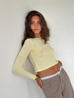 Velona bluse - Gul