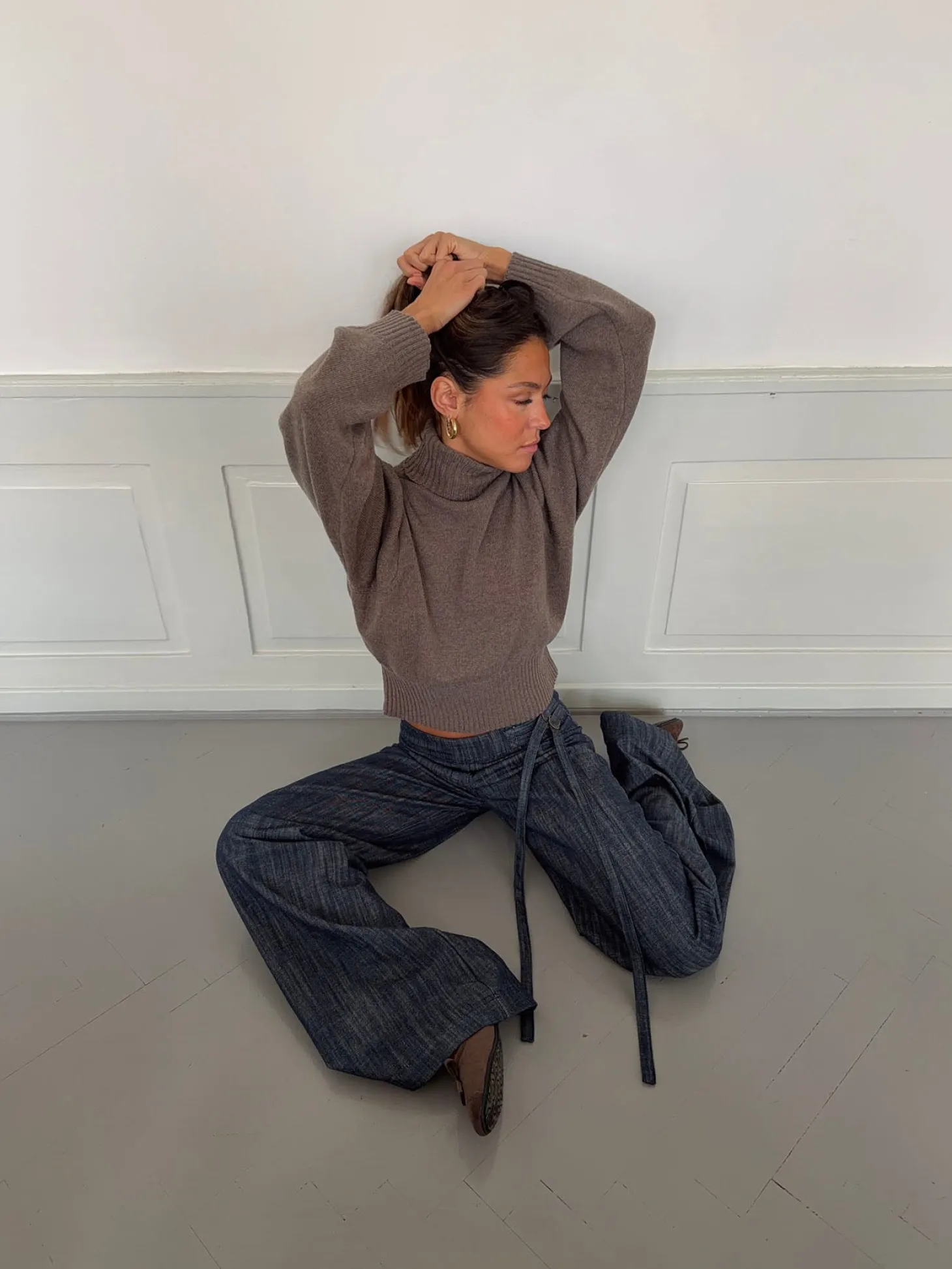 Vivina turtleneck - Brun