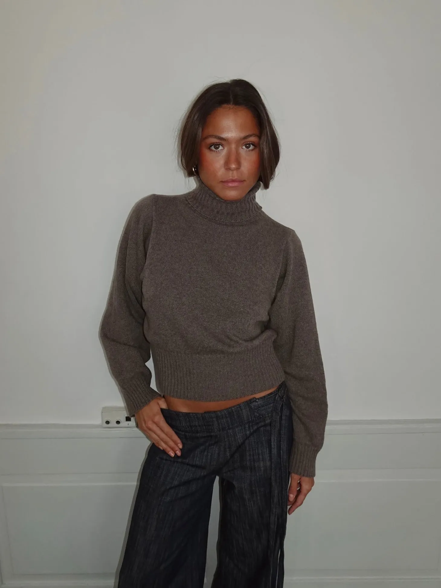 Vivina turtleneck - Brun